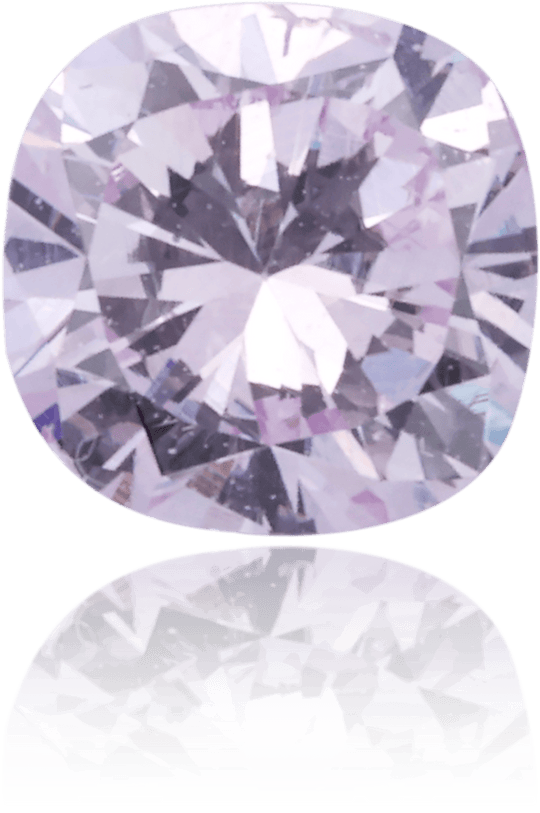 Natural Purple Diamond Cushion 0.30 ct Polished