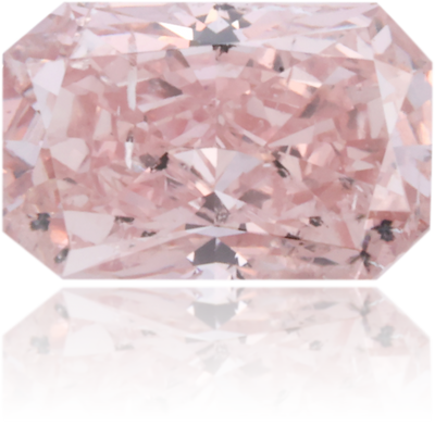 Natural Pink Diamond Rectangle 0.71 ct Polished