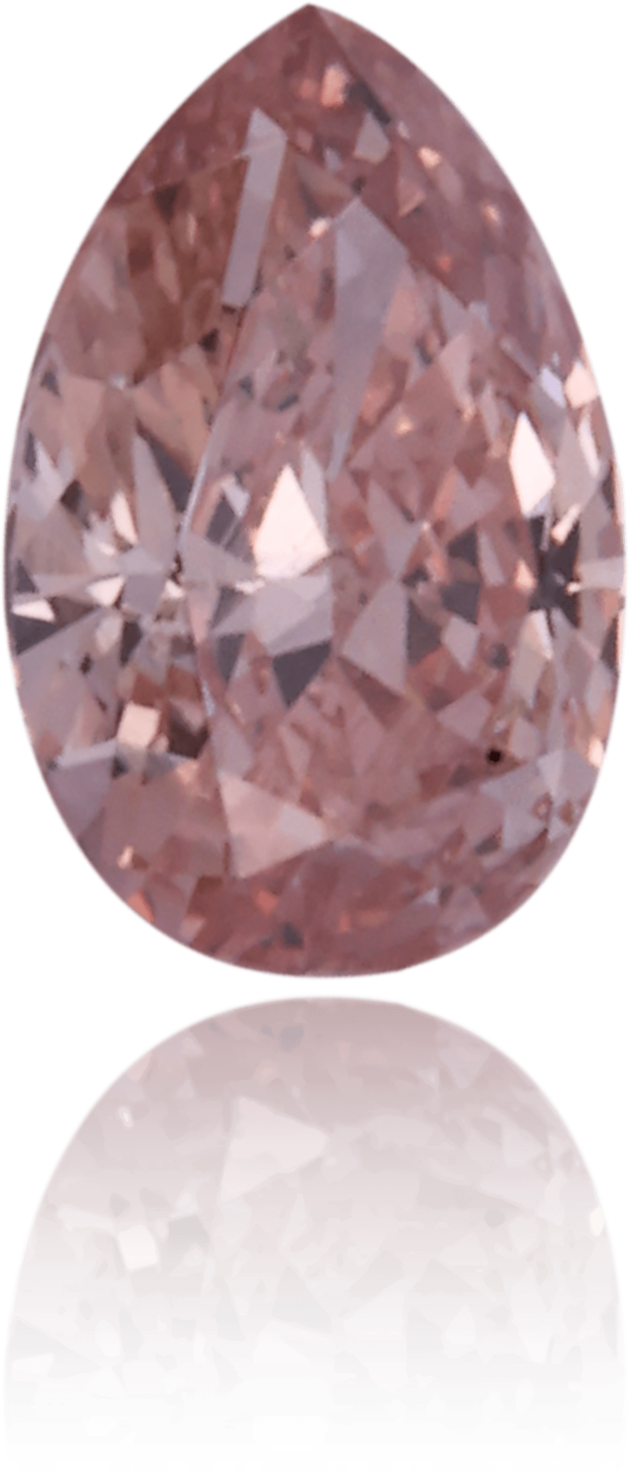 Natural Pink Diamond Pear Shape 0.15 ct Polished
