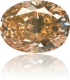 Natural Brown Diamond Oval 2.20 ct Polished