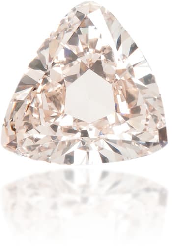 Natural Pink Diamond Triangle 1.01 ct Polished