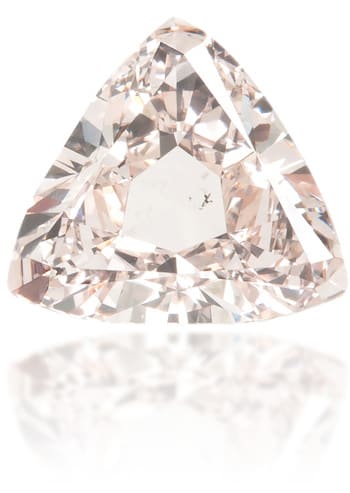 Natural Pink Diamond Triangle 0.89 ct Polished