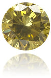 Natural Green Diamond Round 0.51 ct Polished