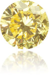 Natural Yellow Diamond Round 0.35 ct Polished