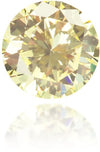 Natural Yellow Diamond Round 0.45 ct Polished