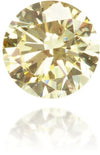 Natural Yellow Diamond Round 0.43 ct Polished