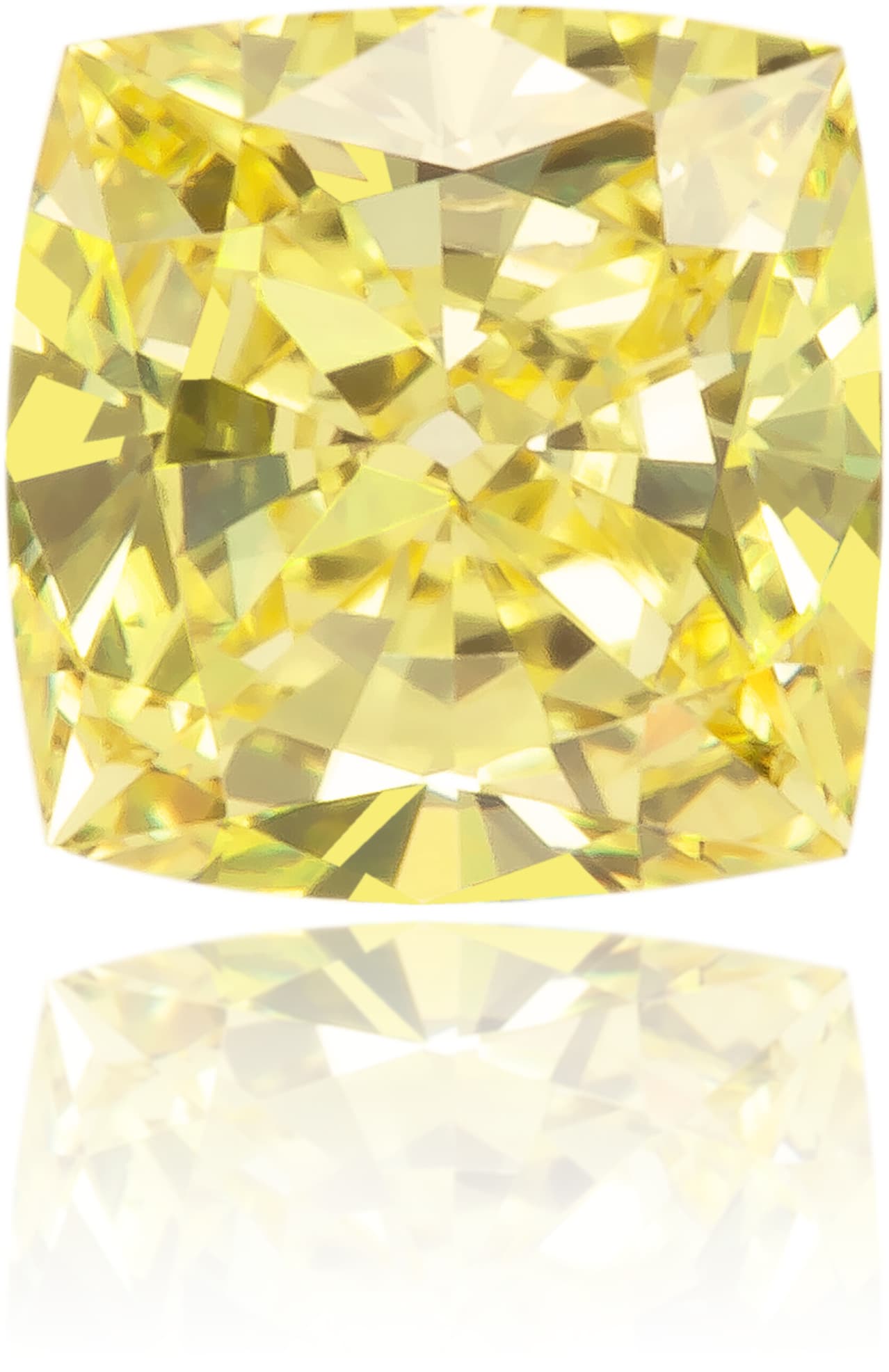 Natural Yellow Diamond Square 0.27 ct Polished