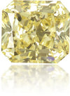 Natural Yellow Diamond Rectangle 0.52 ct Polished