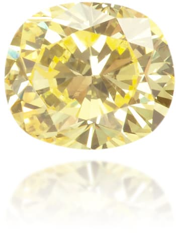 Natural Yellow Diamond Oval 0.20 ct Polished
