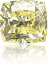 Natural Yellow Diamond Cushion 0.35 ct Polished