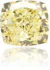 Natural Yellow Diamond Square 0.80 ct Polished