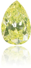 Natural Yellow Diamond Pear Shape 0.26 ct Polished