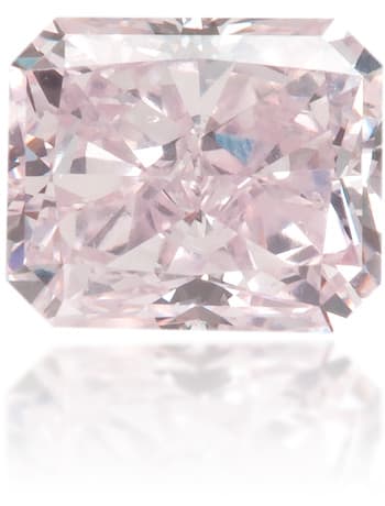 Natural Pink Diamond Rectangle 0.42 ct Polished