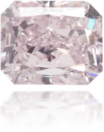 Natural Pink Diamond Rectangle 0.45 ct Polished