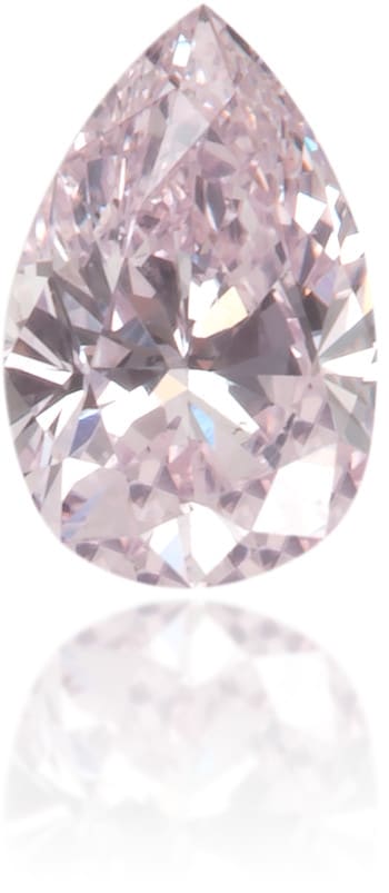 Natural Pink Diamond Pear Shape 0.14 ct Polished