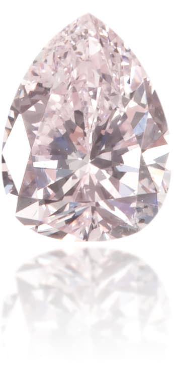 Natural Pink Diamond Pear Shape 0.15 ct Polished