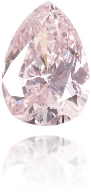 Natural Pink Diamond Pear Shape 0.17 ct Polished