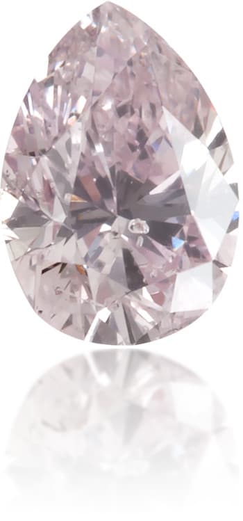 Natural Pink Diamond Pear Shape 0.18 ct Polished
