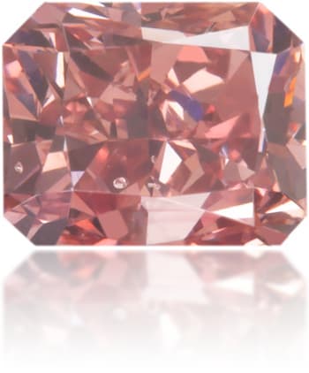 Natural Pink Diamond Rectangle 0.52 ct Polished