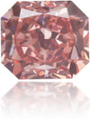 Natural Pink Diamond Rectangle 0.54 ct Polished