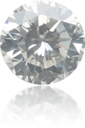 Natural Gray Diamond Round 2.14 ct Polished