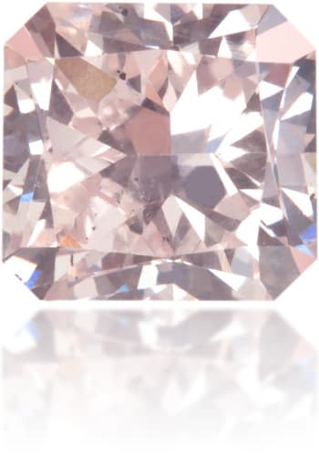 Natural Pink Diamond Square 0.84 ct Polished