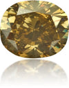 Natural Green Diamond Oval 2.81 ct Polished