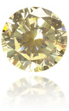 Natural Yellow Diamond Round 0.10 ct Polished