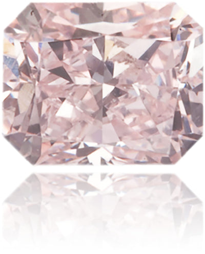 Natural Pink Diamond Rectangle 0.37 ct Polished