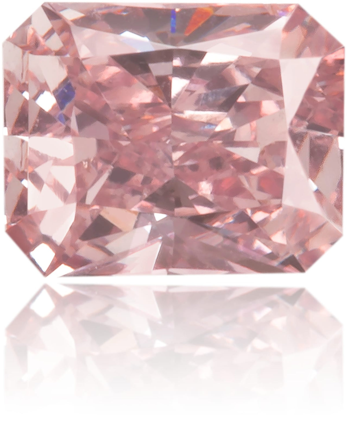 Natural Pink Diamond Rectangle 0.27 ct Polished