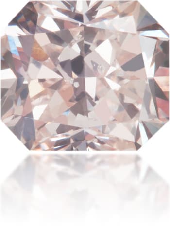 Natural Pink Diamond Rectangle 0.72 ct Polished