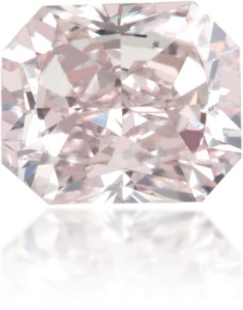 Natural Pink Diamond Rectangle 0.66 ct Polished