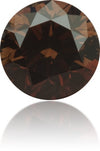 Natural Brown Diamond Round 1.01 ct Polished
