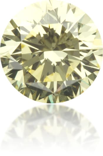 Natural Yellow Diamond Round 2.01 ct Polished