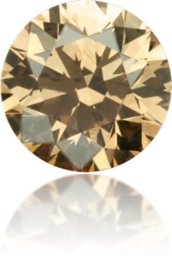 Natural Brown Diamond Round 0.64 ct Polished