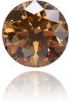 Natural Brown Diamond Round 0.65 ct Polished