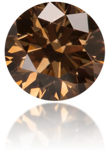 Natural Brown Diamond Round 0.62 ct Polished