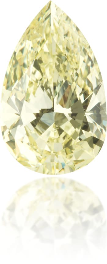 Natural Yellow Diamond Pear Shape 5.24 ct Polished