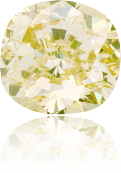 Natural Green Diamond Cushion 1.01 ct Polished