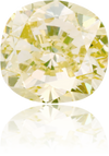 Natural Green Diamond Cushion 1.01 ct Polished