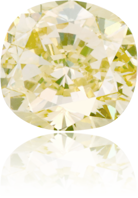 Natural Green Diamond Cushion 1.01 ct Polished