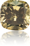 Natural Green Diamond Cushion 0.49 ct Polished