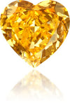 Natural Orange Diamond Heart Shape 1.15 ct Polished