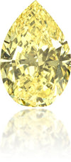 Natural Yellow Diamond Pear Shape 3.18 ct Polished