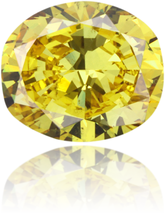 Natural Green Diamond Oval 2.10 ct Polished