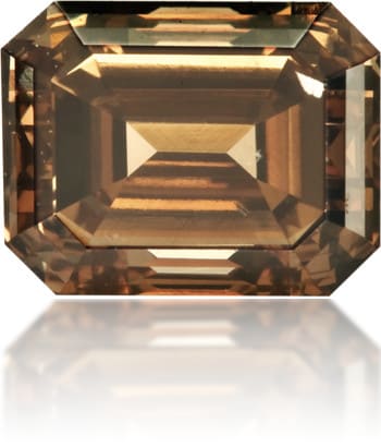 Natural Brown Diamond Rectangle 1.31 ct Polished