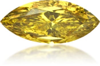 Natural Green Diamond Marquise 0.65 ct Polished