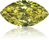 Natural Green Diamond Marquise 0.51 ct Polished