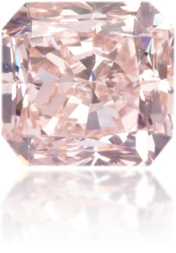 Natural Pink Diamond Rectangle 1.02 ct Polished