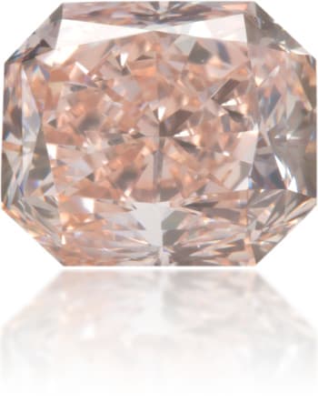 Natural Pink Diamond Rectangle 1.52 ct Polished